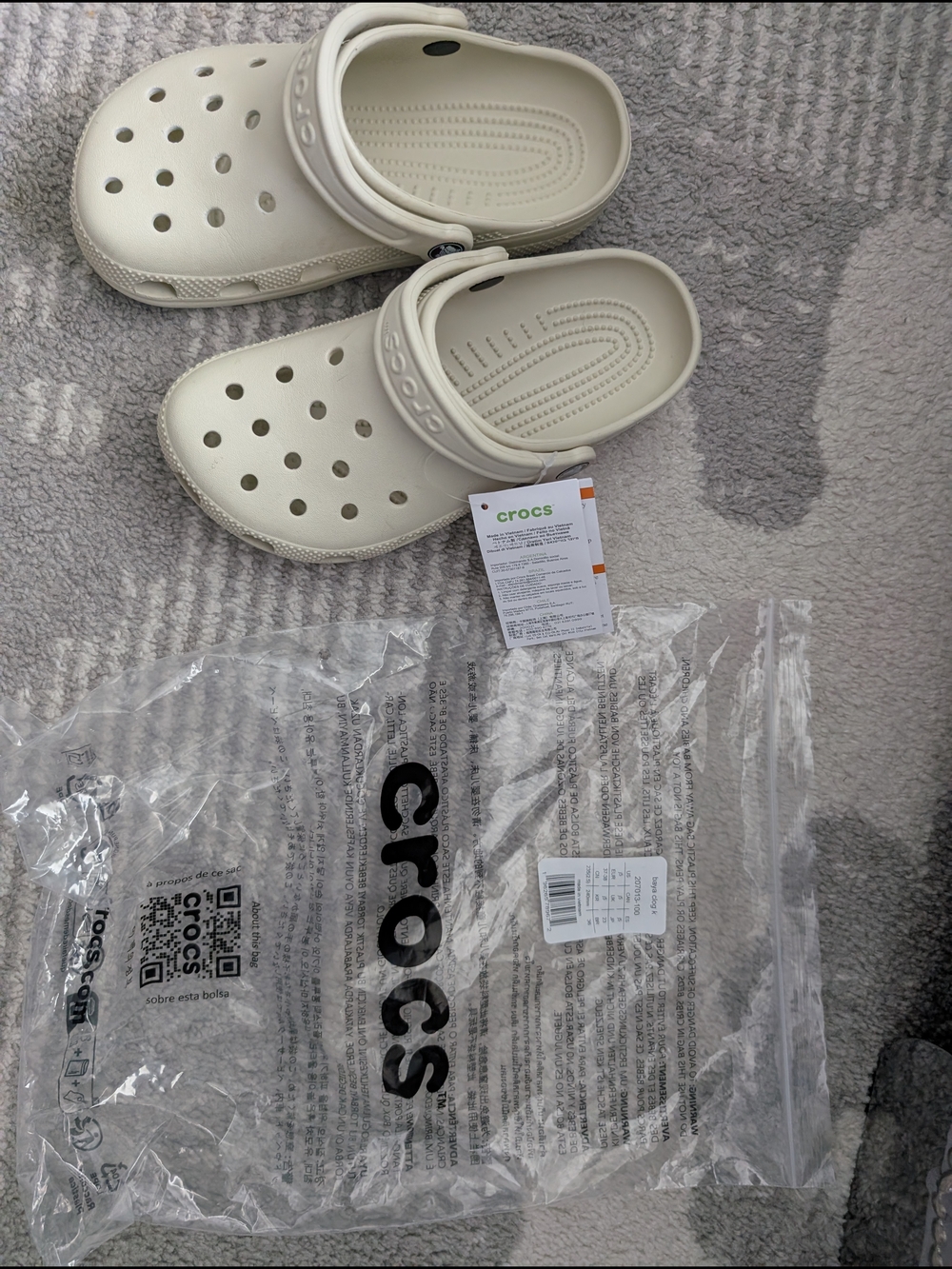 CROCS Kids Classic Clog - Bone